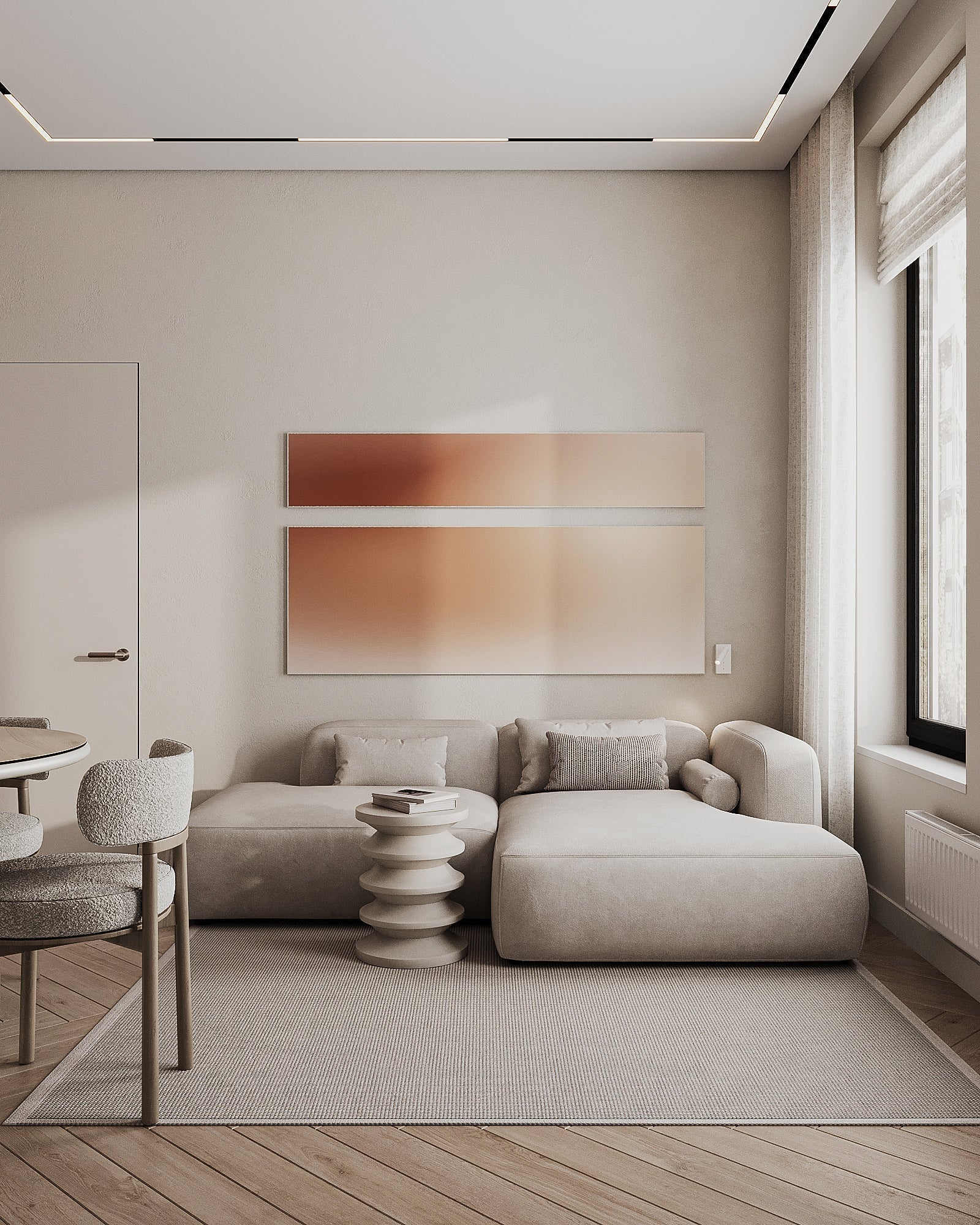 Malookhtinskiy Residence, Spb, 44 m² apartment